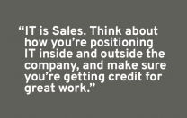 Tip of the Week: IT is Sales CIO